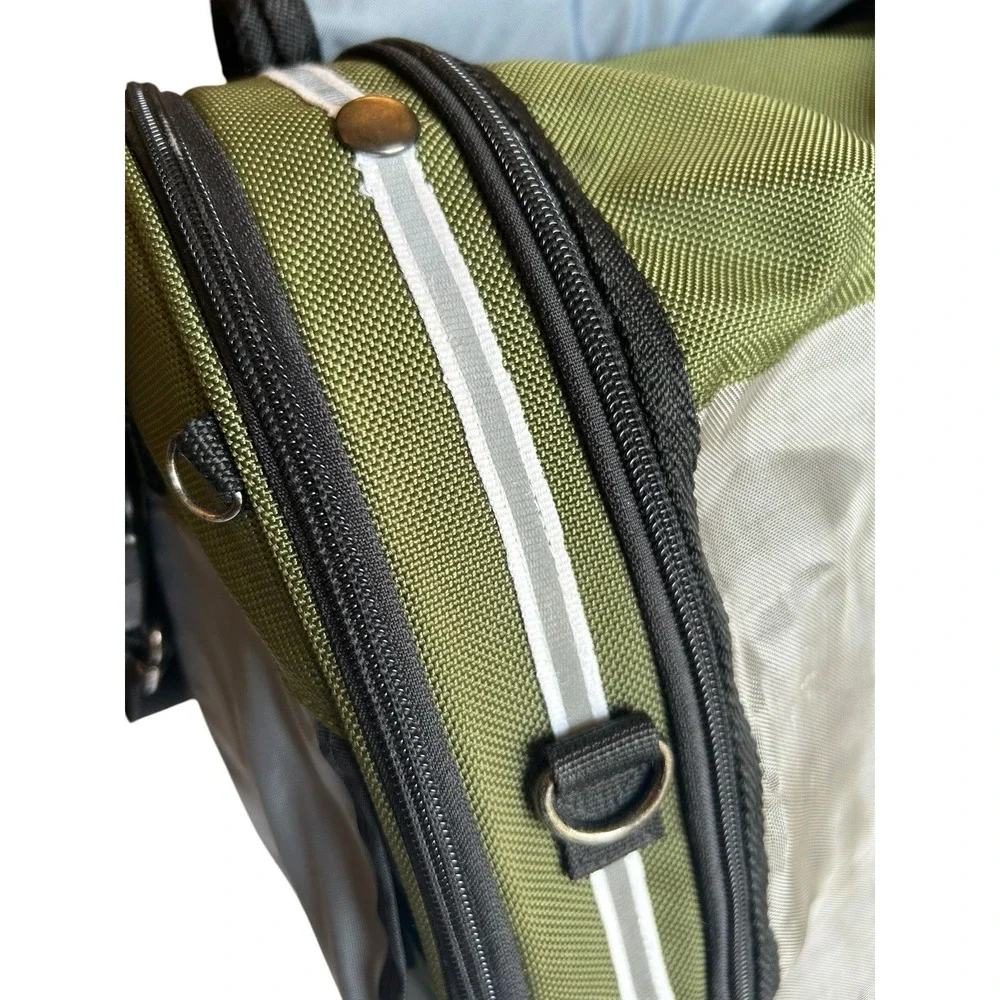 Celltei Pak-o-Bird Small Size Green/Black Backpack Carrier w/ Mesh Panels *READ*